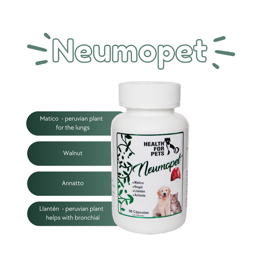 Neumopet 90 - Expectorant, anti inflammatory and antibacterial 100% natural