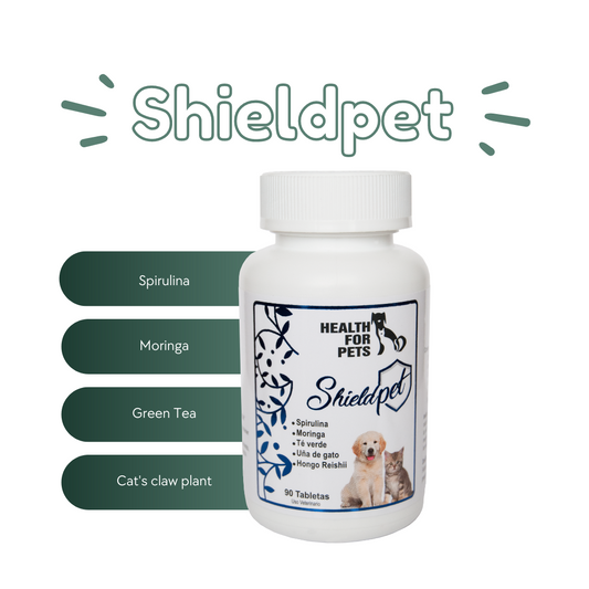 Shieldpet 90 - Strengthens the immune system 100% natural supplements.